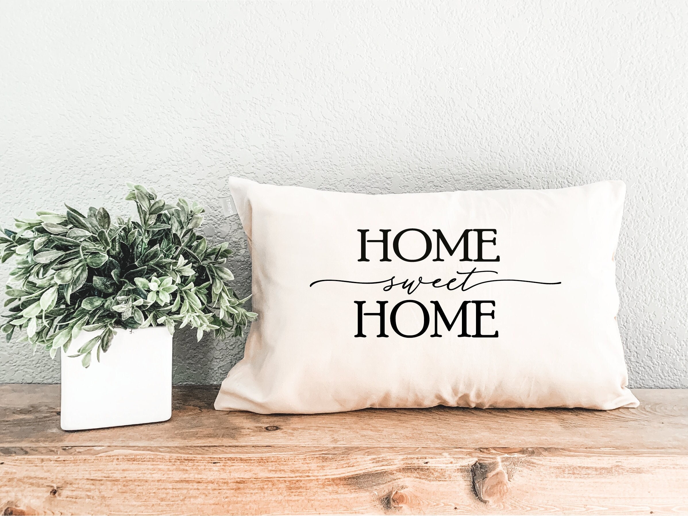 "Regalo per la nuova casa, cuscino \"Home Sweet Home\", cuscino per la casa, regalo di inaugurazione della casa, cuscino lombare personalizzato, arredame"