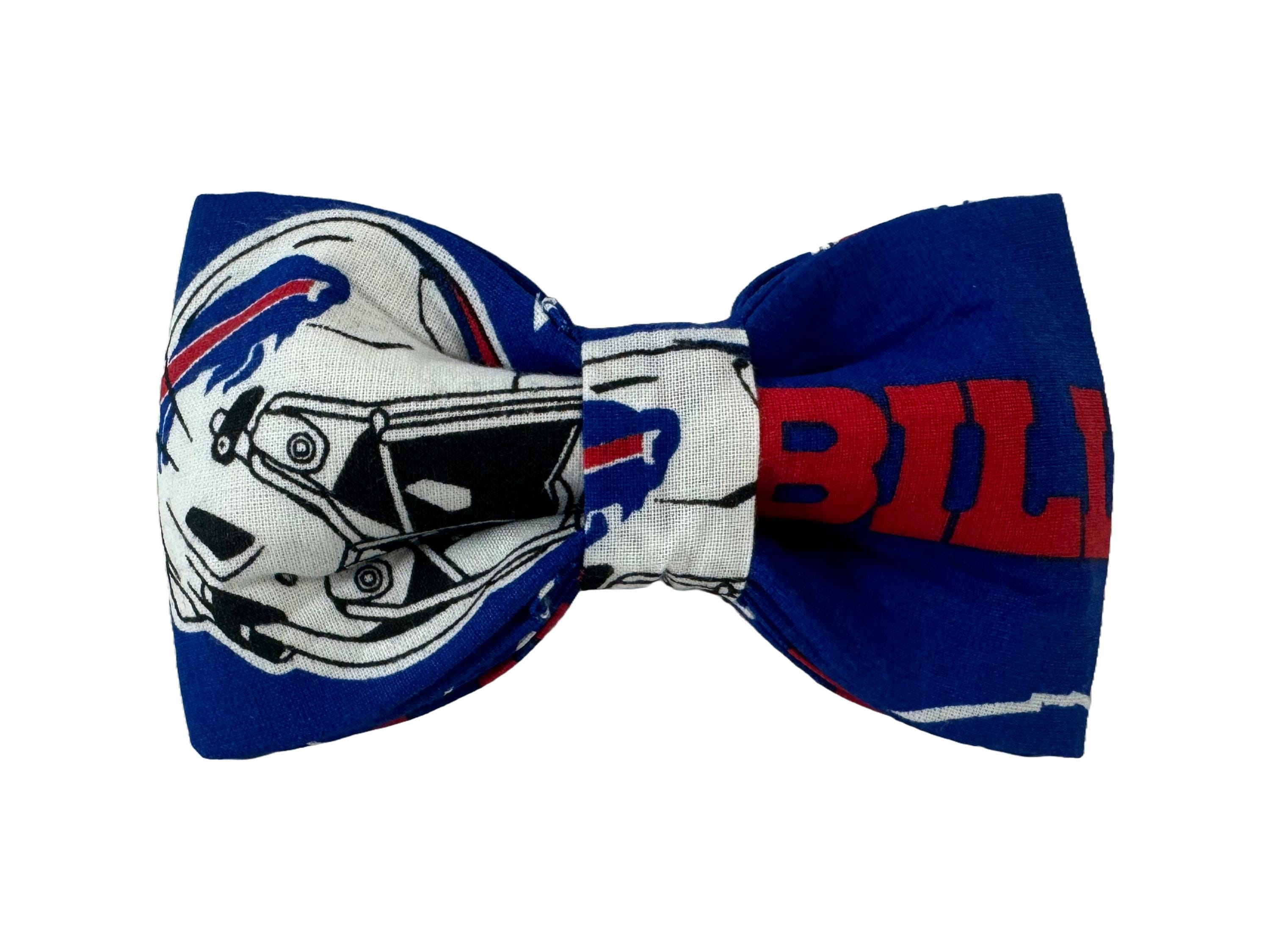Papillon NFL Buffalo Bills, papillon NFL, papillon Bills, papillon Buffalo, papillon da colletto, papillon blu, papillon per cani della squadra, papil