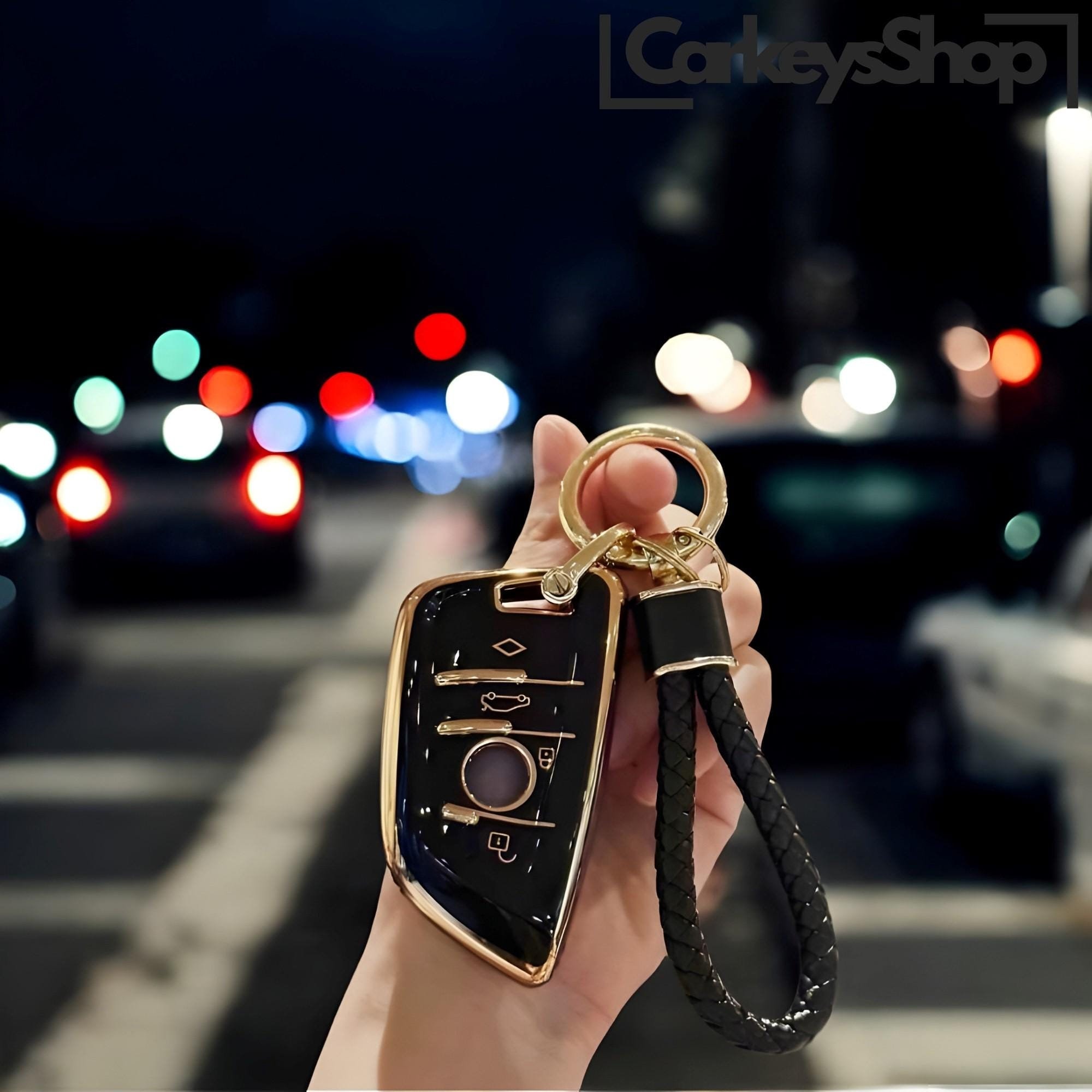 Cover per chiave auto BMW, custodia per chiave auto, elegante custodia in TPU, portachiavi, custodia protettiva per chiave auto, accessorio per auto B