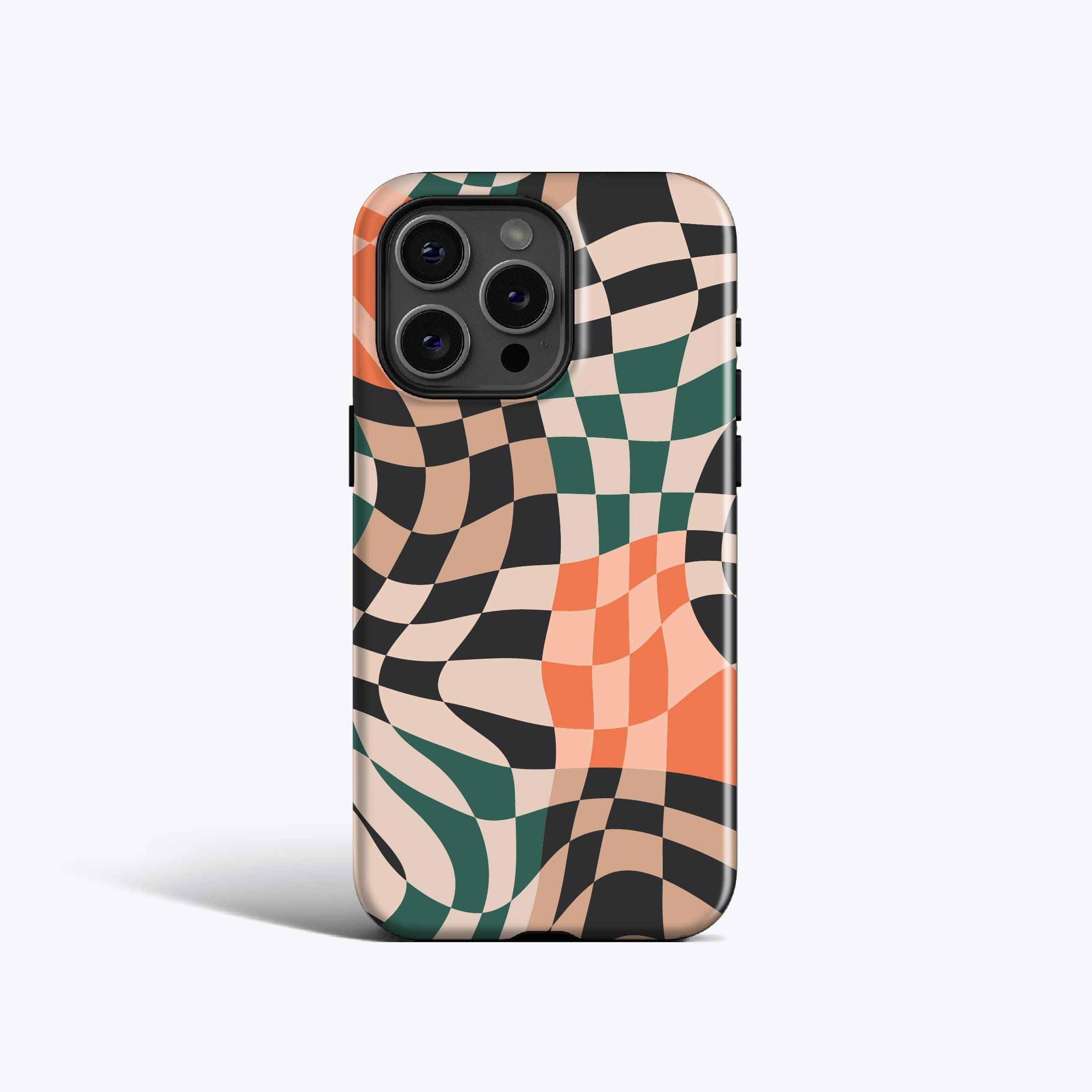 Custodia MULTI CHECKERED / Per custodia iPhone 15 Pro, custodia iPhone 14, custodia iPhone 13 Pro Max, custodia iPhone 13, custodia iPhone 12 Pro, tut