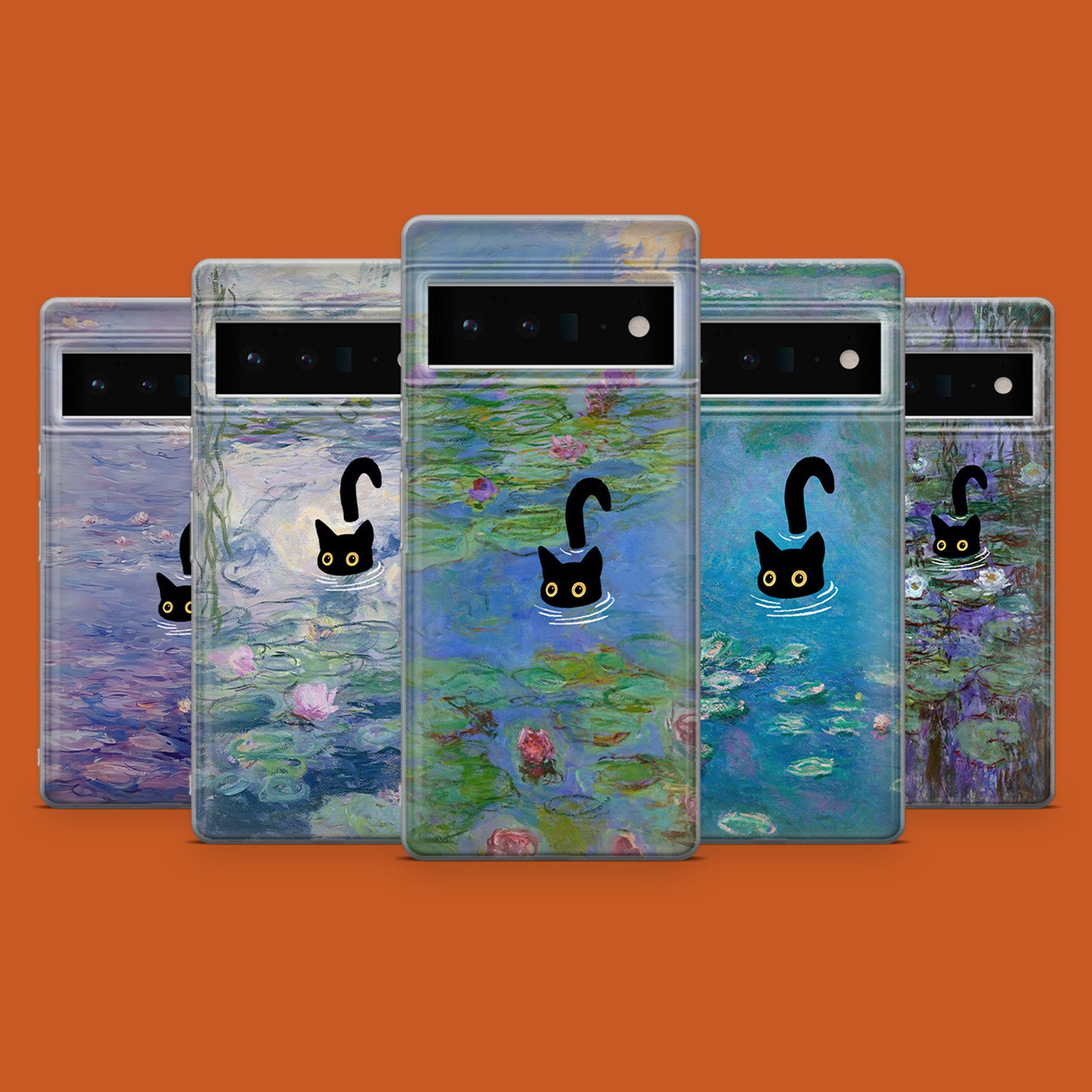 Custodia per telefono a forma di gatto. Simpatica custodia per amanti dei gatti, adatta per Pixel 10, 10A, 9Pro XL, 8A, iPhone 17, 16 Pro, 15, 14, Sam