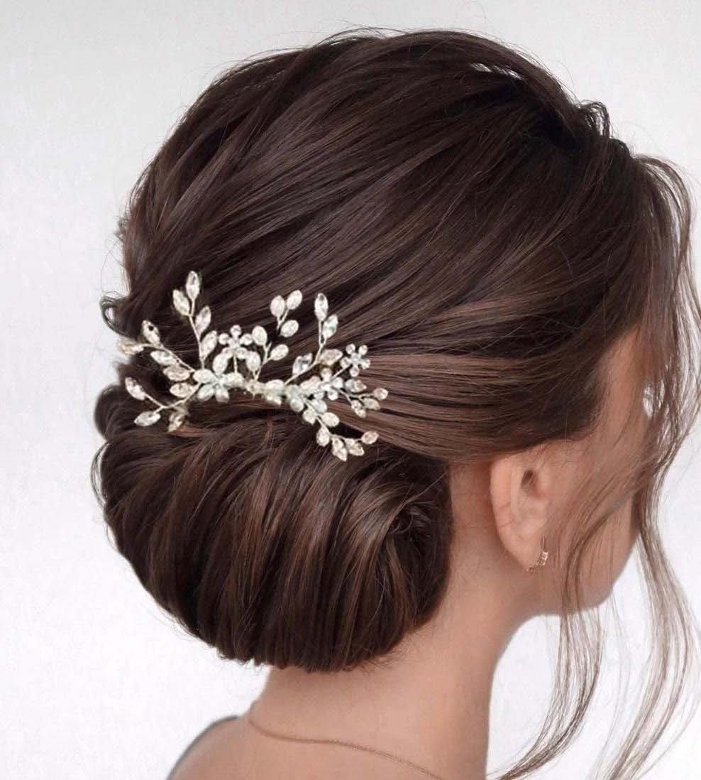 Accessori per capelli da sposa Pettine per capelli da sposa con perle Pettine da sposa Pettine per capelli con perle Pettine per capelli da sposa Pezz