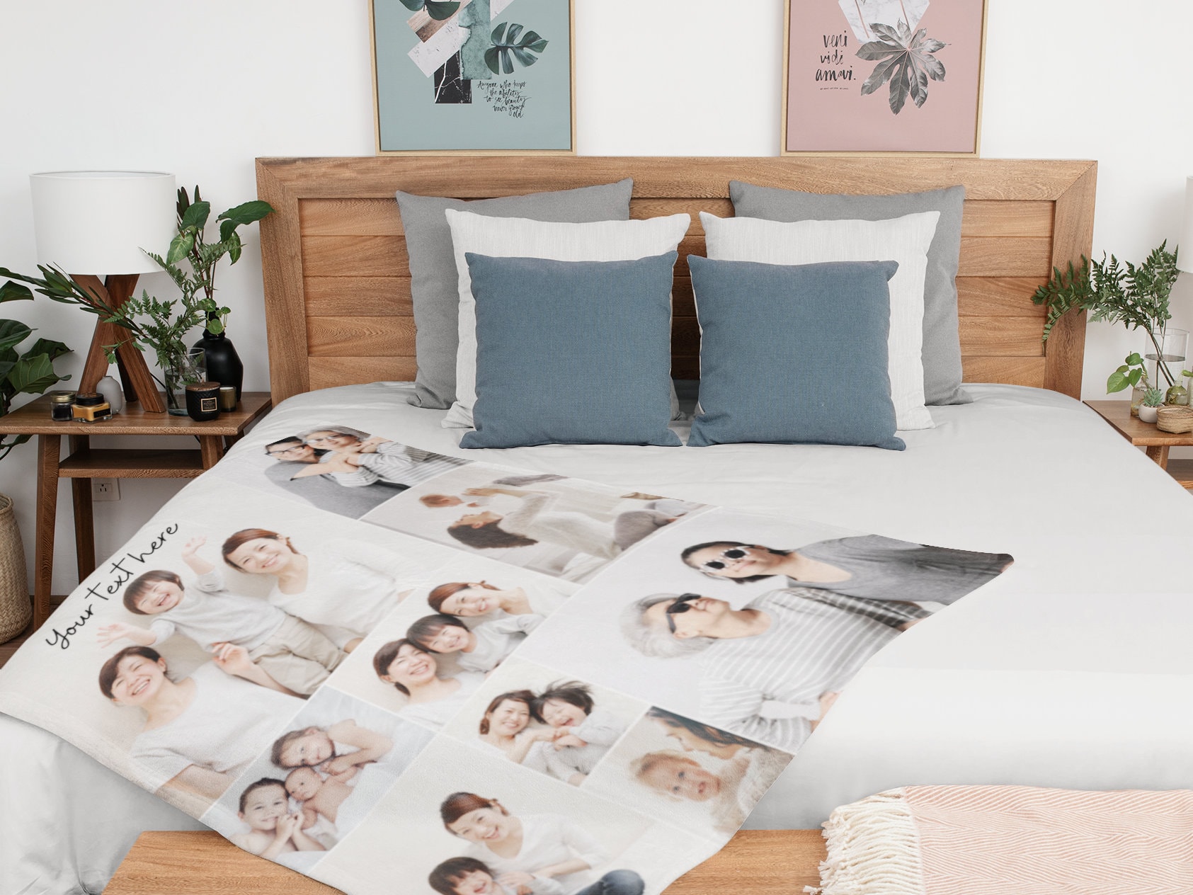 Coperta con foto personalizzata Coperta con foto personalizzata Coperta con foto personalizzata Collage di foto Coperta con ricordi Coperta per la fam
