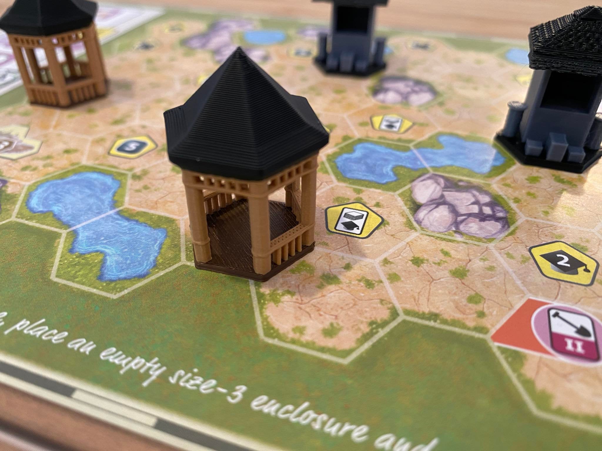 Kit di aggiornamento per chiosco e padiglione Ark Nova - Accessori personalizzati per giochi da tavolo