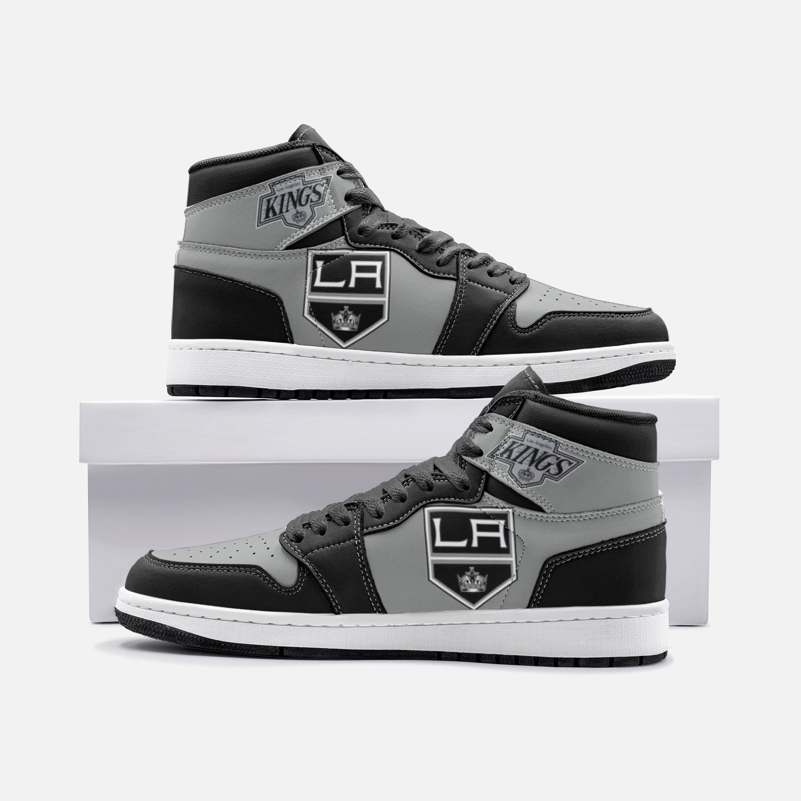 Scarpe da corsa, scarpe da ginnastica, scarpe da ginnastica unisex non ufficiali dei fan dei Los Angeles Kings