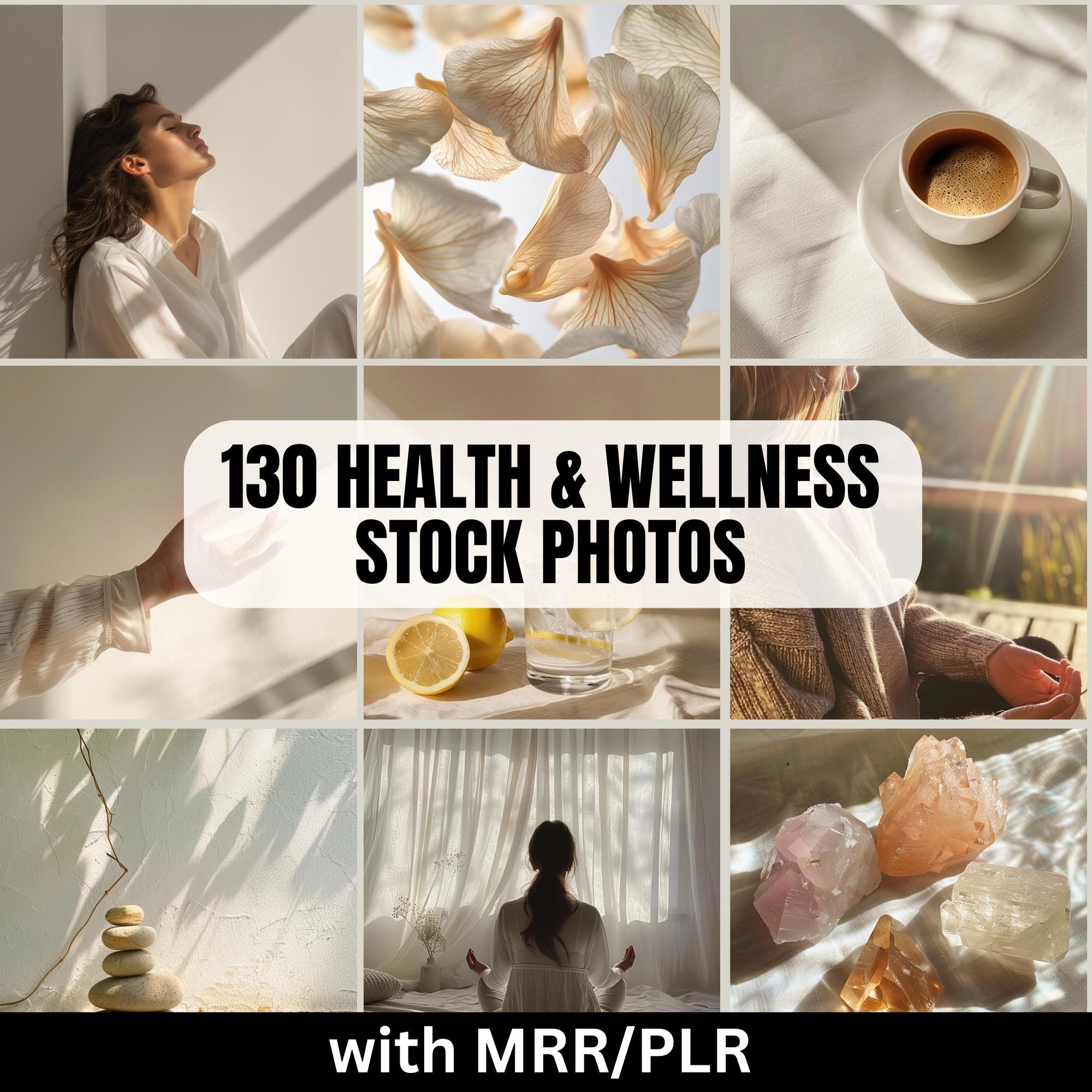 Foto stock di salute e benessere MRR, copertina del rullino Instagram per i social media di Holistic Coach, Health Coach, immagini stock di estetica b