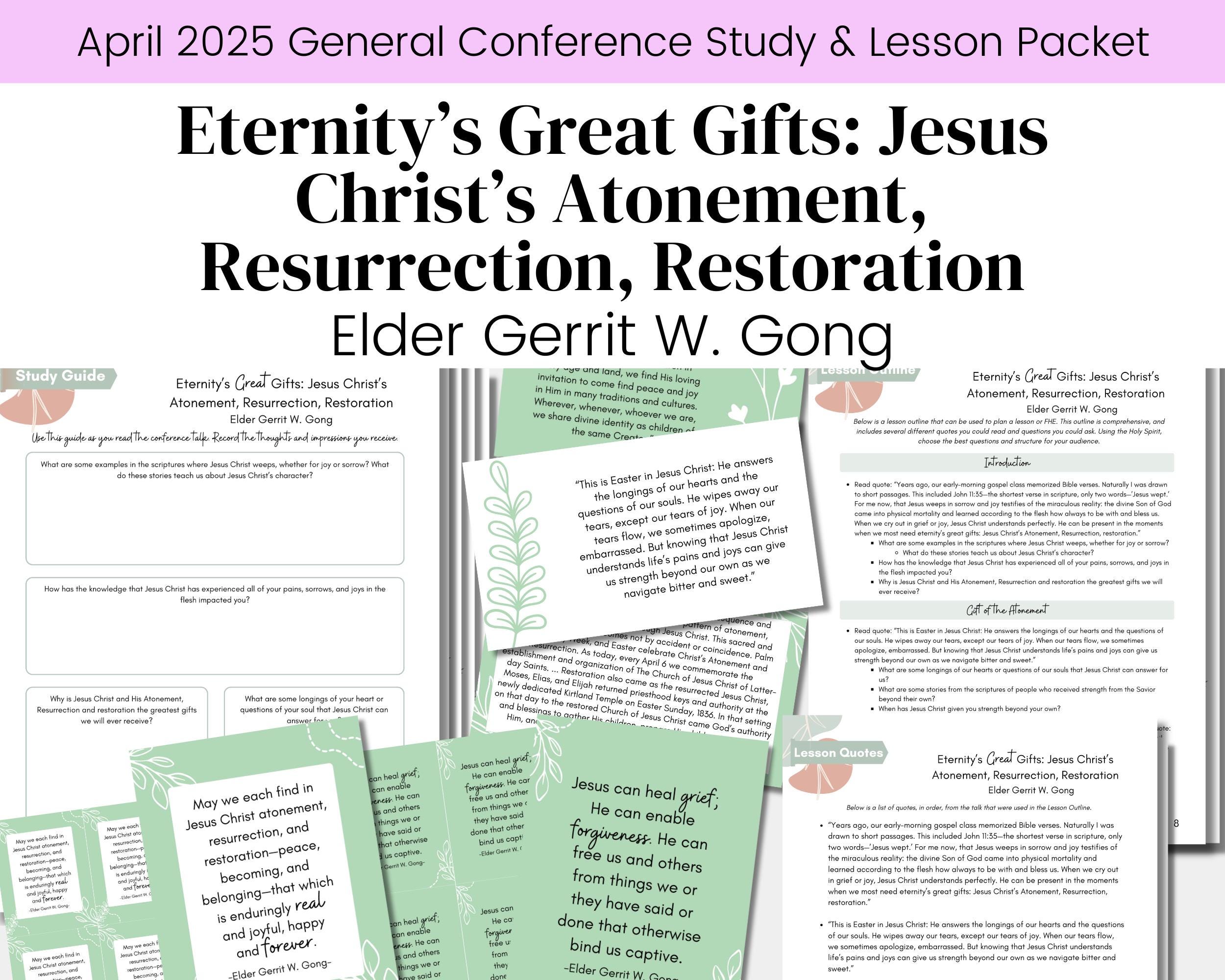 I grandi doni dell'eternità: Gesù Cristo/ Anziano Gerrit Gong/ Conferenza generale della Chiesa di Gesù Cristo dei Santi degli Ultimi Giorni, aprile 2