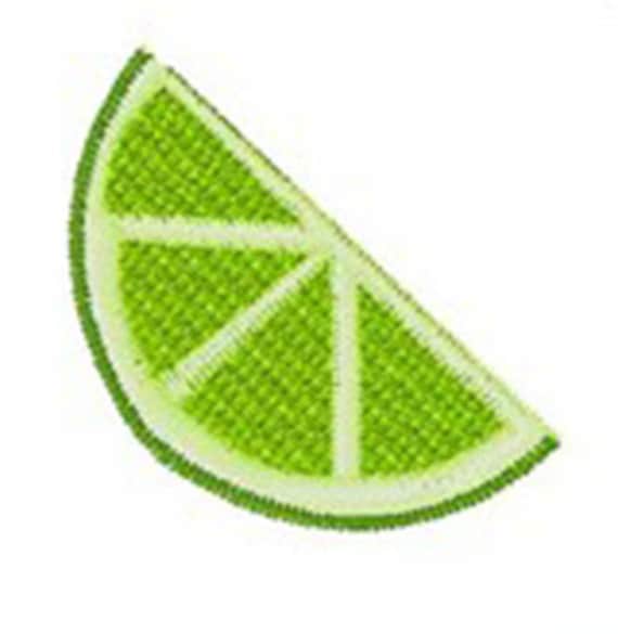 Disegno per ricamo a macchina a forma di fetta di lime, disegni per ricamo, ricamo a macchina, schemi per ricamo, file per ricamo, download immediato
