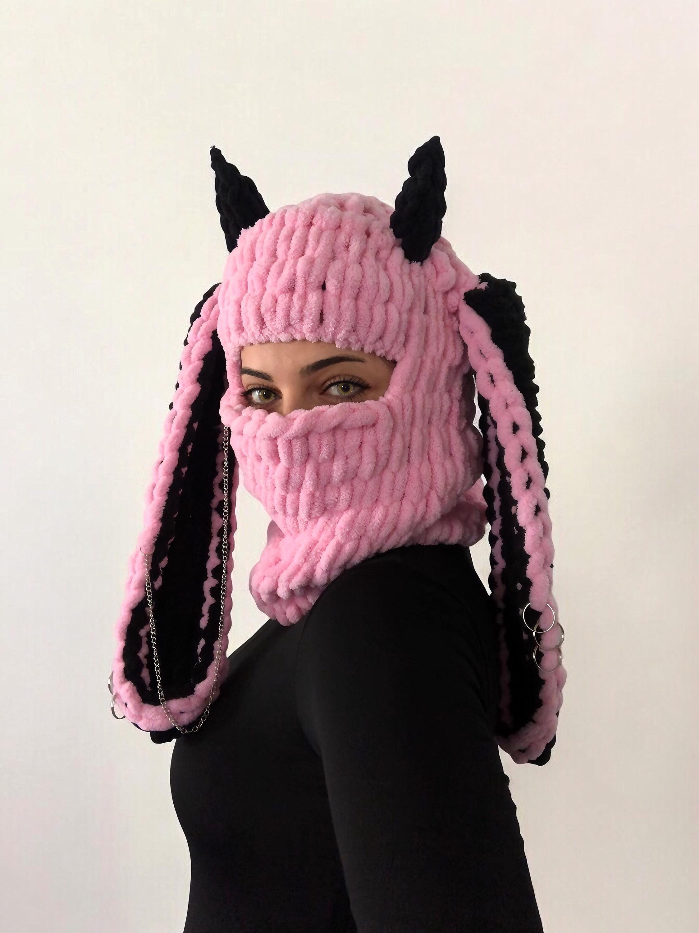 Maschera passamontagna, passamontagna lavorato a maglia, maschera da sci, passamontagna a forma di animale, maschera con orecchie, maschera da casco d
