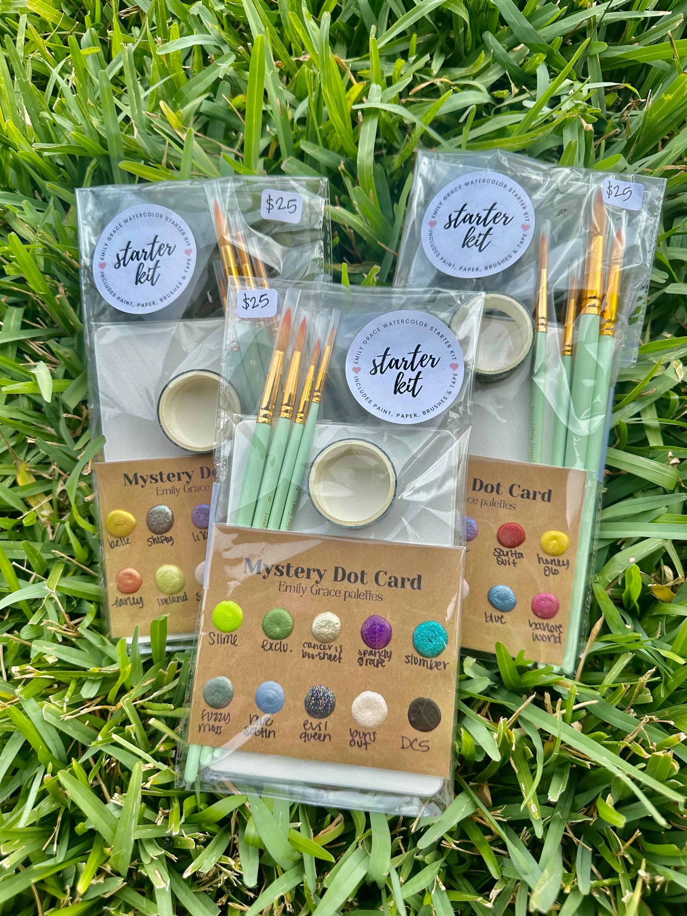 Set di acquerelli per principianti / Acquerelli fatti a mano / Pittura fatta a mano / Acquerelli / Acquerello / Tavolozza per principianti / Regalo di