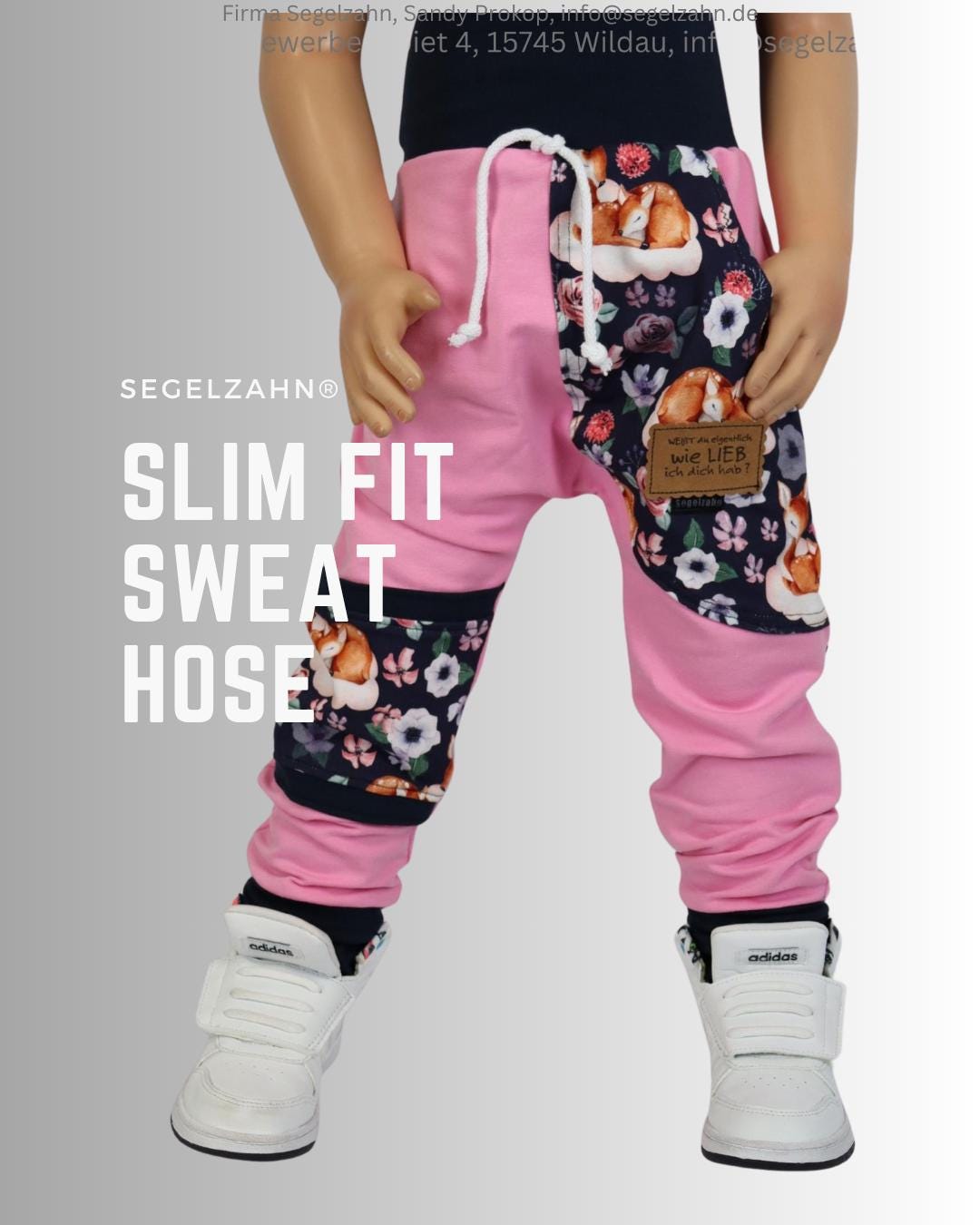 Pantaloni della tuta da bambina, pantaloni da jogging slim fit, pantaloni della tuta da neonato, pantaloni da bambino Sail Tooth, pantaloni da jogging