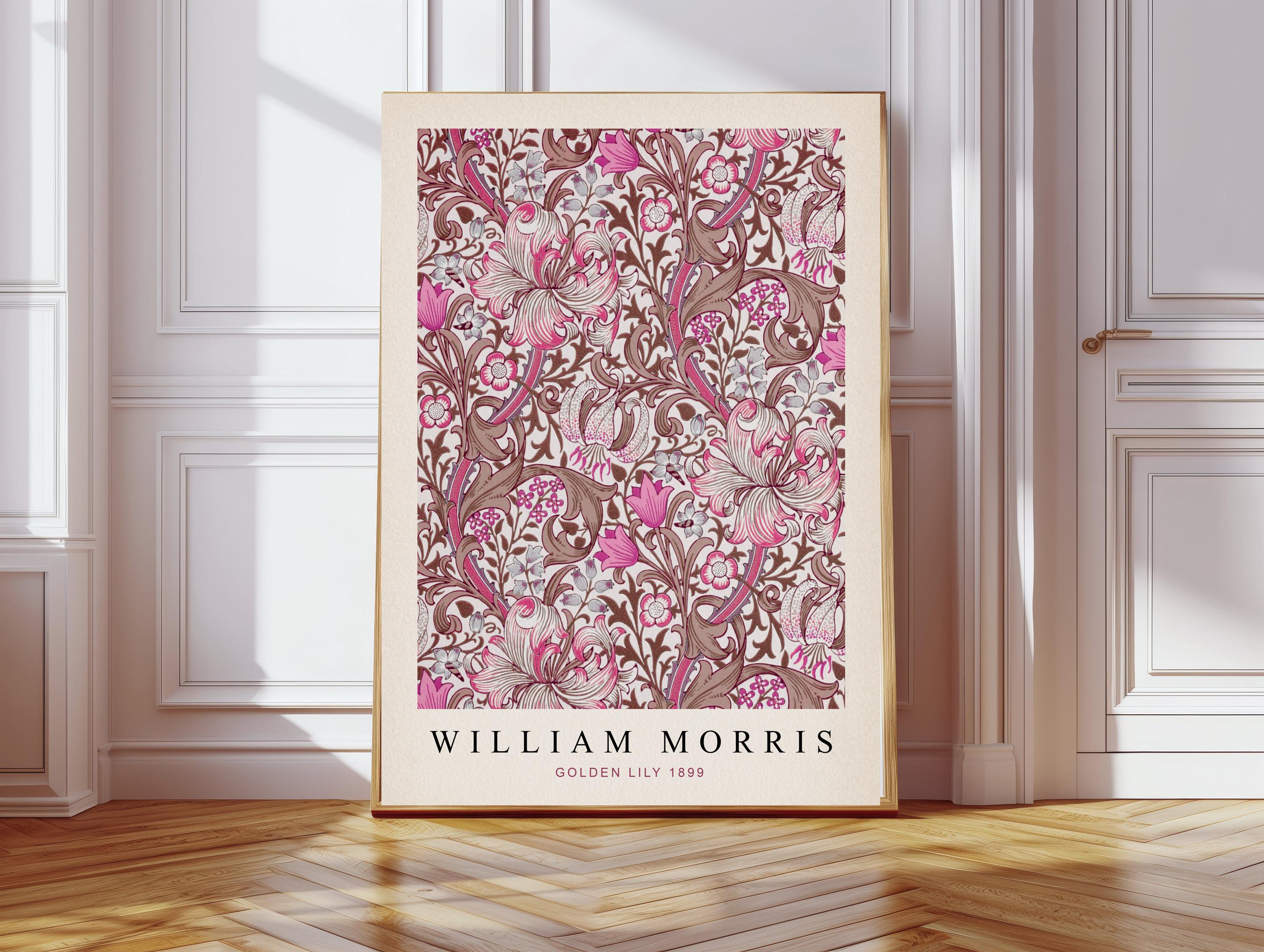Stampa artistica di William Morris, stampa di rose di William Morris, stampa di Morris, stampa artistica floreale, stampa botanica, decorazione da par