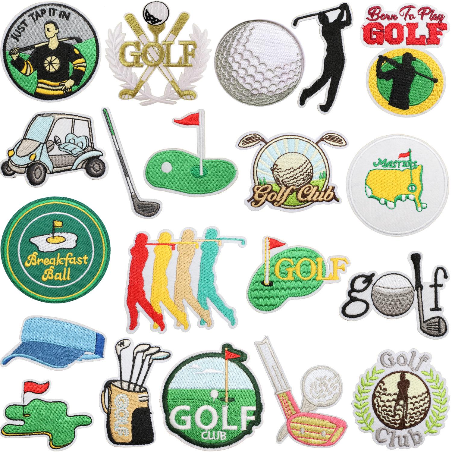 Toppa da golf, toppe sportive, toppe per mazze da golf, toppa per carrello da golf, toppa per sacca da golf, regalo per amanti del golf, toppa termoad