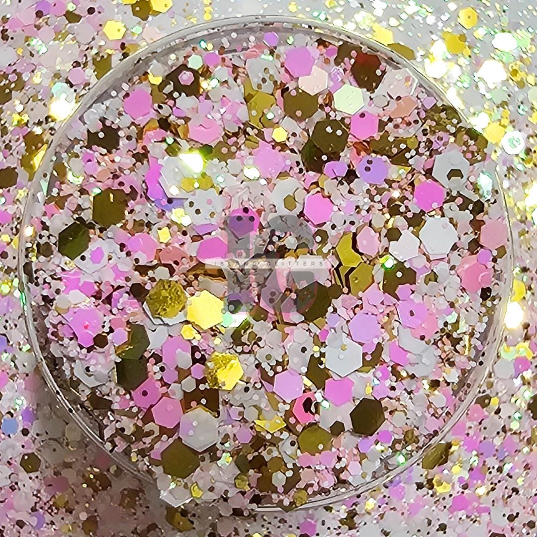 POPPIN' BOTTLES - Glitter rosa oro bianco / Glitter grossi / Glitter di Capodanno / Glitter colorati / Glitter metallici / Glitter olografici