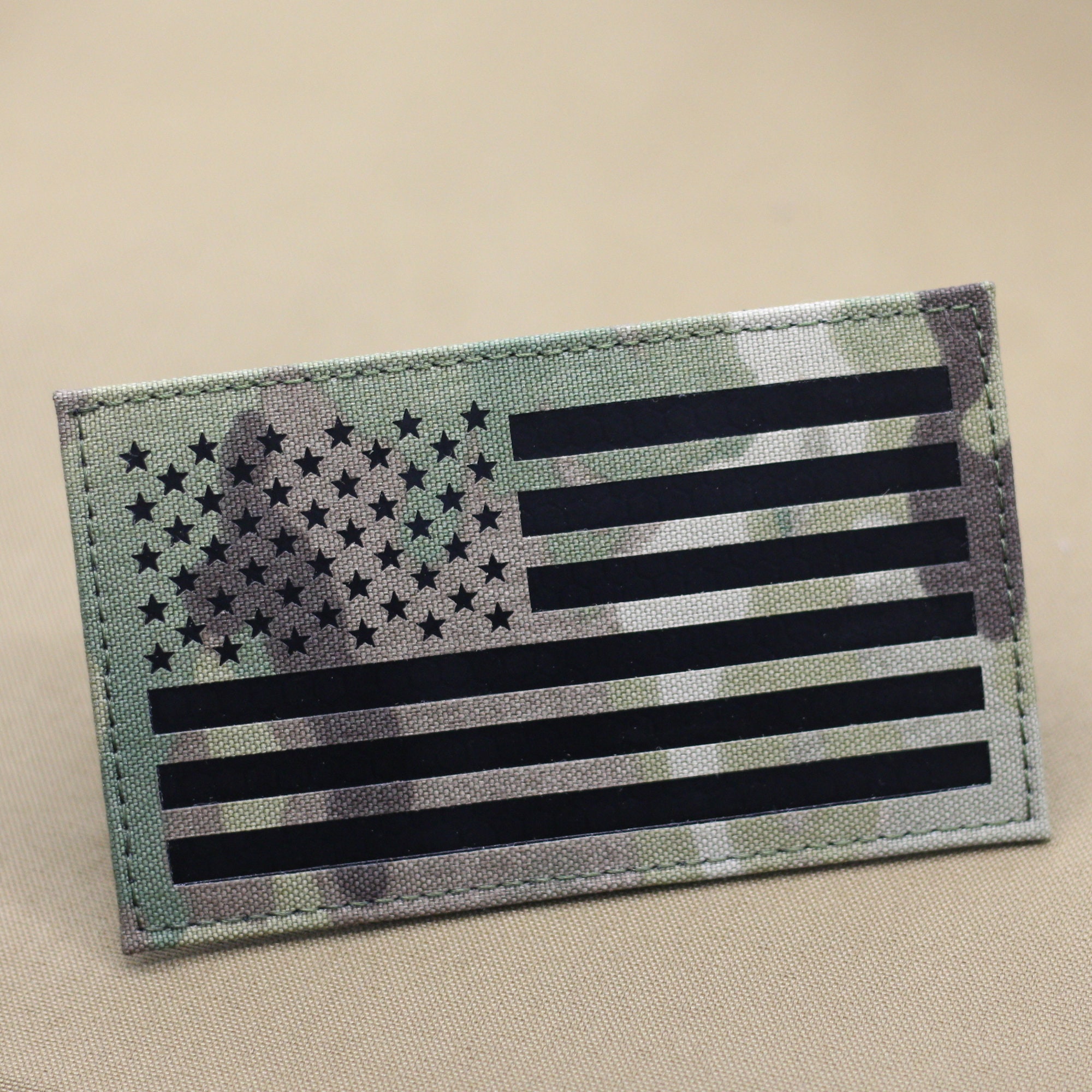 Toppa con bandiera USA Toppa con bandiera americana Toppa ID da combattimento IR Toppa militare Toppa tattica a infrarossi Toppa riflettente Toppe tag