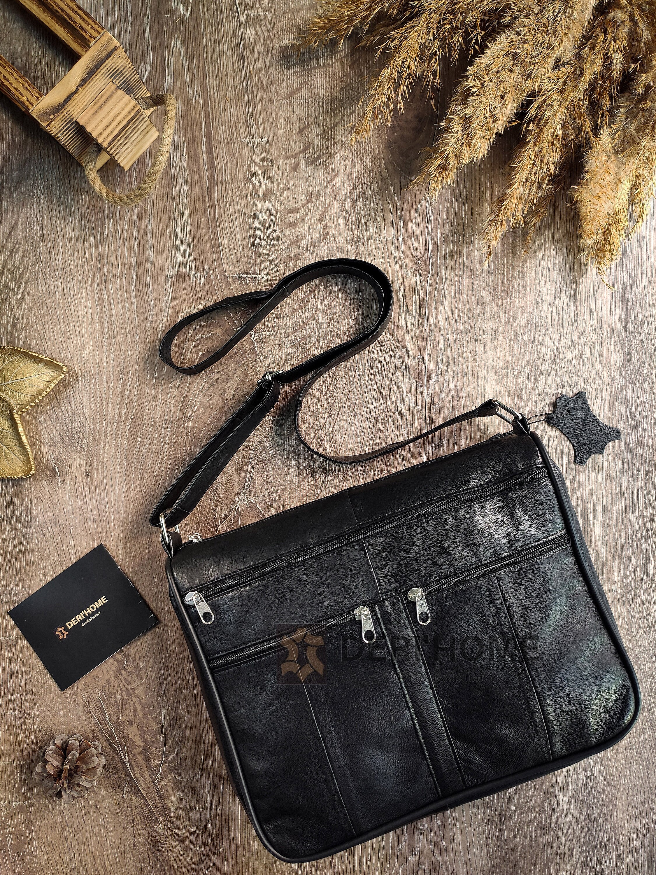 Borsa a tracolla in pelle con tracolla regolabile, borsa a tracolla, borsa in pelle da donna, borsa a tracolla nera, borsa a tracolla da donna