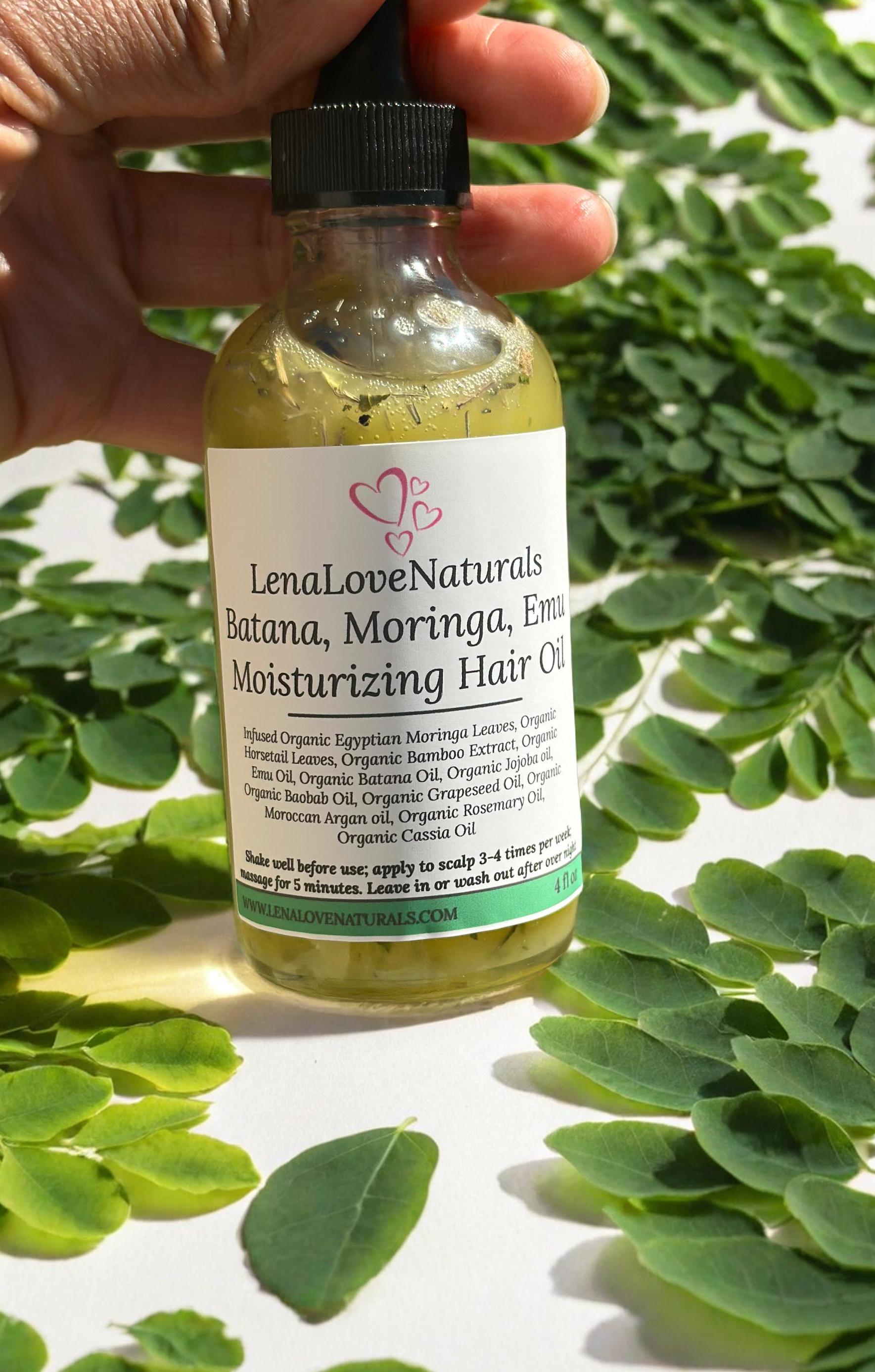 Olio di Batana per la crescita dei capelli, ingredienti biologici, olio di emù, olio di moringa, olio alle erbe, capelli più spessi, anti-crespo, rosm