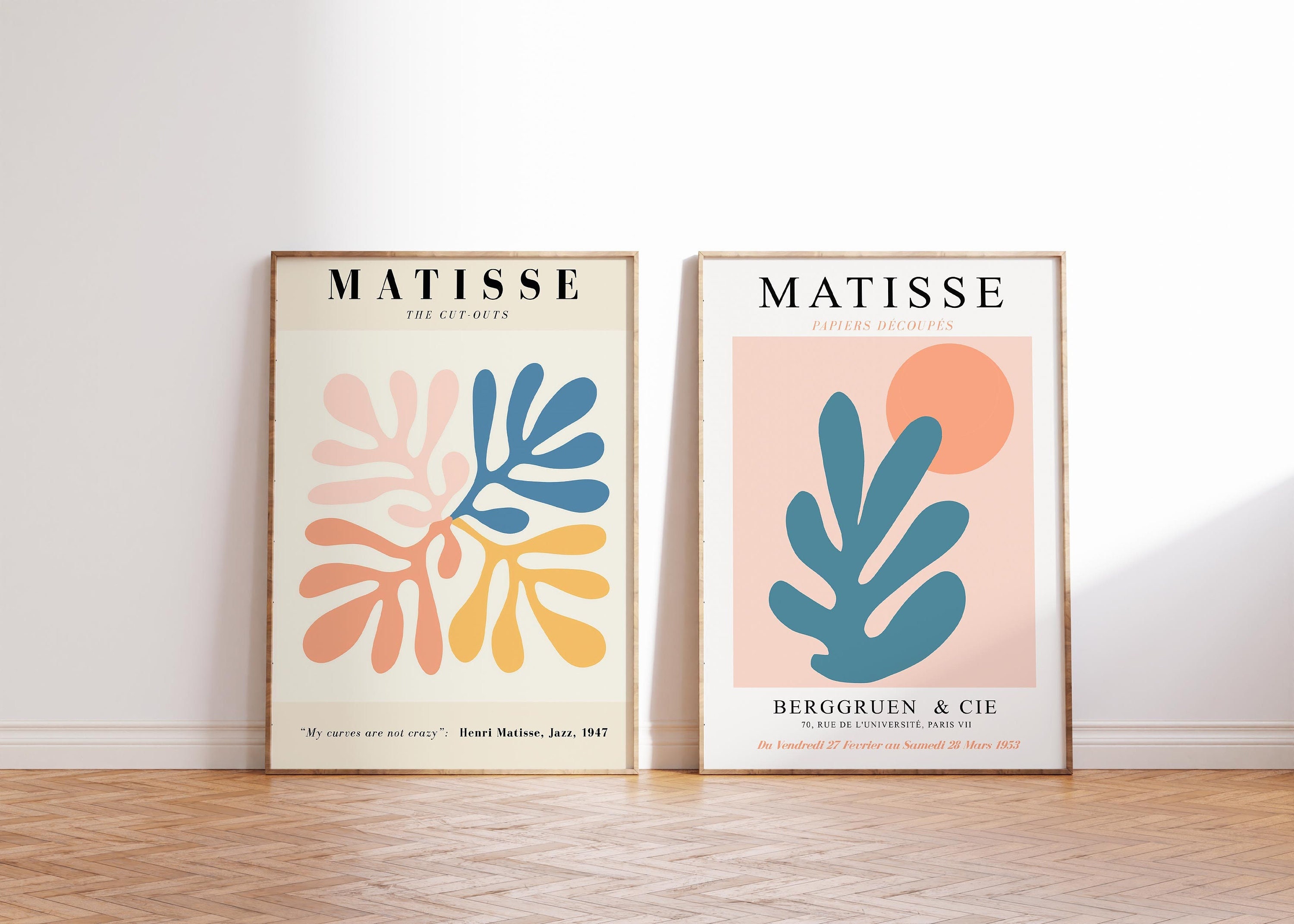 Stampa d'arte Matisse, Set di due poster della mostra Matisse, stampa Matisse, stampa d'arte Matisse, poster d'arte da parete Matisse dimensioni di st