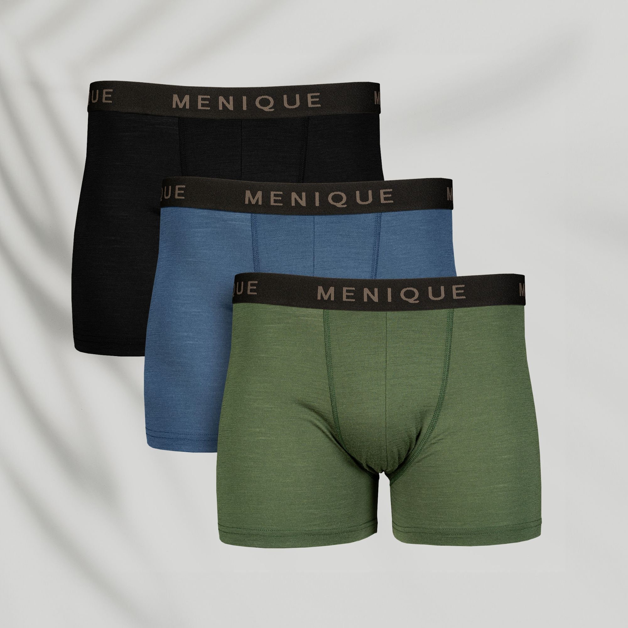 Set di 3 boxer da uomo biologici in 100% lana merino, boxer da uomo biologici e sostenibili, regalo per lui.