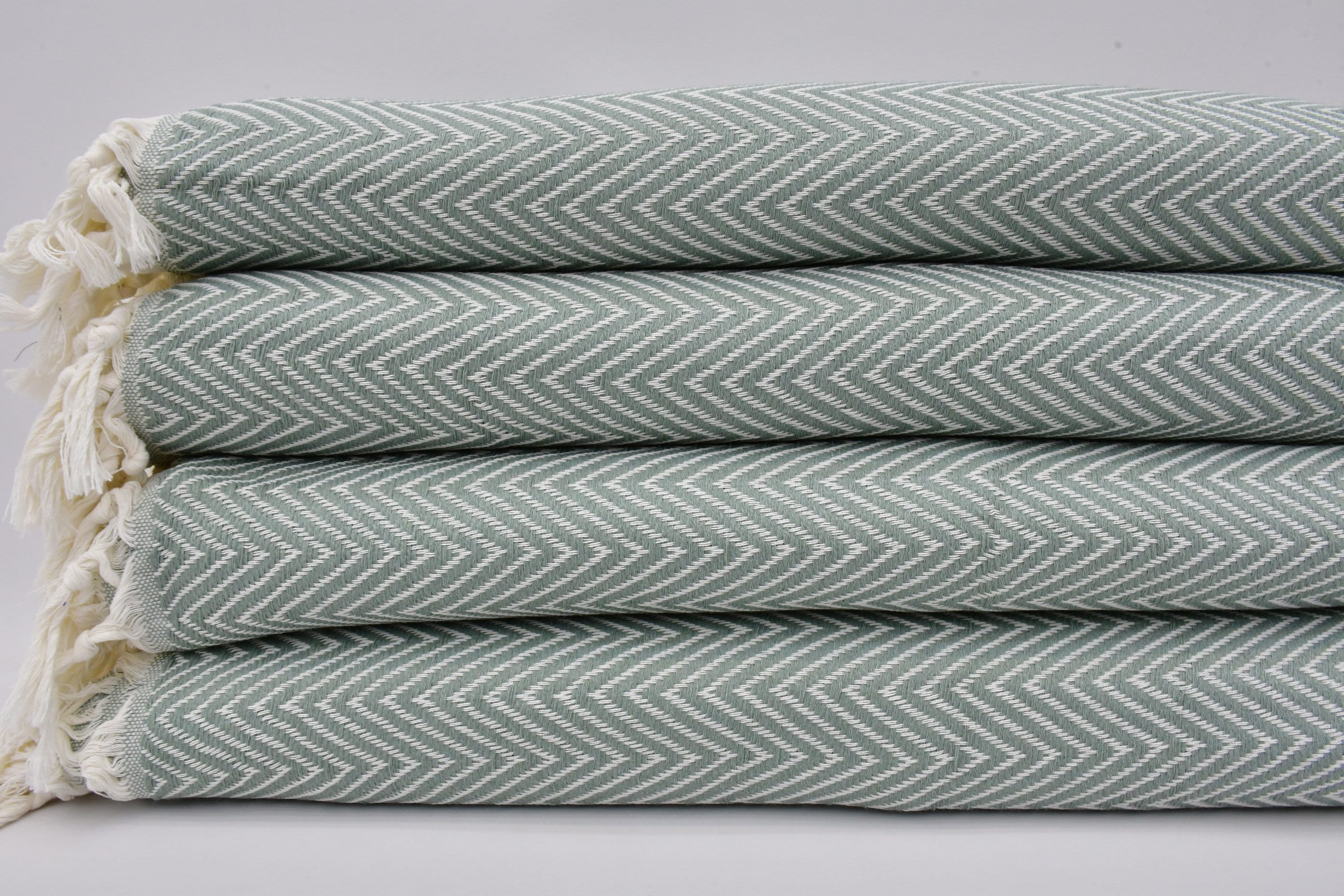 "Coperta tessuta a mano, telo da spiaggia, coperta verde chiaro, copriletto turco, coperta a spina di pesce, coperta 79\"x89\", coperta turca, copridivan"