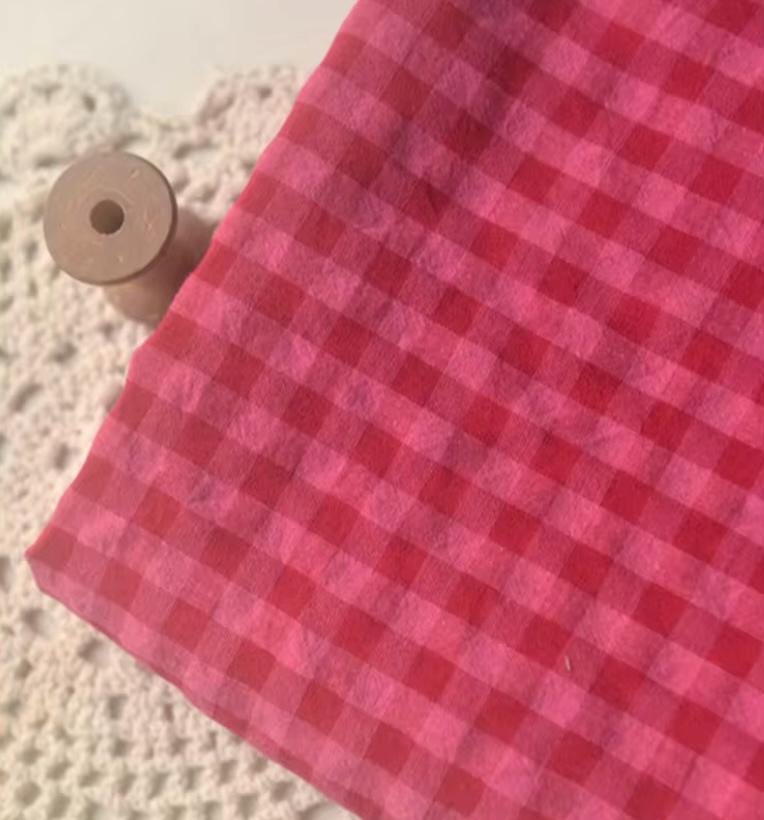 Tessuto a quadretti di cotone e poliestere / Tessuto a quadri / Tessuto a quadri / Tessuto a quadri / Tessuto a quadretti verdi / Tessuto a quadretti