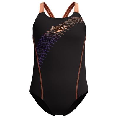 Speedo - Kid's Medley Logo Medalist - Badeanzug Gr 152 schwarz Image