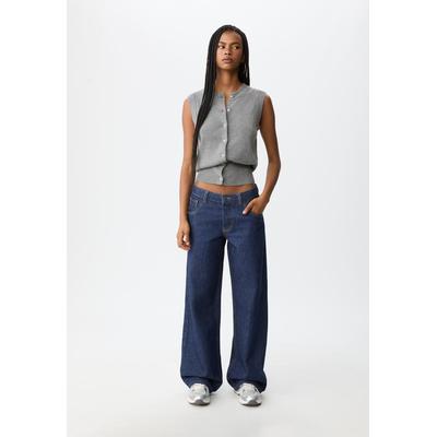 Stradivarius Loose baggy jeans RINSE BLUE DENIM 8