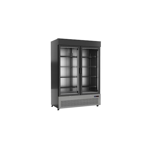 Gefrierschrank-schaufenster grosse kapazität, mit 2 türen - 1375x725x2025 mm - 400 W 230/1V - 14AER137 Eurast