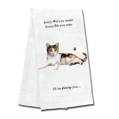 E&S Pets Calico Cat Kitchen Towel