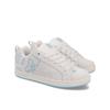Sneaker DC SHOES "Court Graffik", Gr. 11(43), weiß (sanftes weiß), 55.99% Leder, 43.71% Synthetikmaterial, 0.3% TPU, Schuhe
