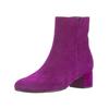 Stiefelette GABOR "Gabor Stiefelette Veloursleder", Damen, Gr. 38,5, lila (violett), Veloursleder, casual, Schuhe