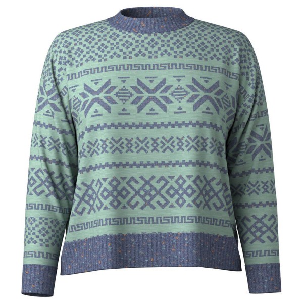 Smartwool - Women's Edgewood Heritage Crew Sweater - Merinopullover Gr XS türkis