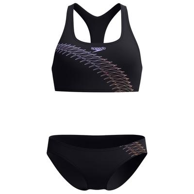 Speedo - Women's Medley Logo 2 Piece - Bikini Gr 46 schwarz Image
