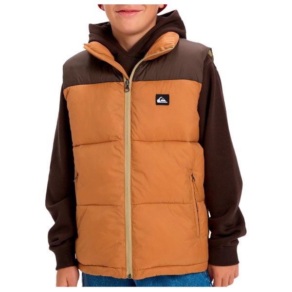 Quiksilver - Kid's Cold Days Sleeveless - Winterweste Gr S - 10 Years orange
