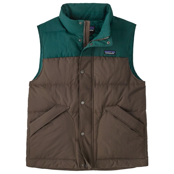 Patagonia - Downdrift Vest - Daunenweste Gr M braun