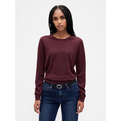 Gap Red Merino Crew Neck Sweatshirt