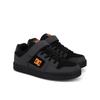 Sneaker DC SHOES "Manteca 4 V", Kinder, Gr. 1(32), grau (grau, schwarz, orange), 51% Leder, 49% Synthetikmaterial, Schuhe