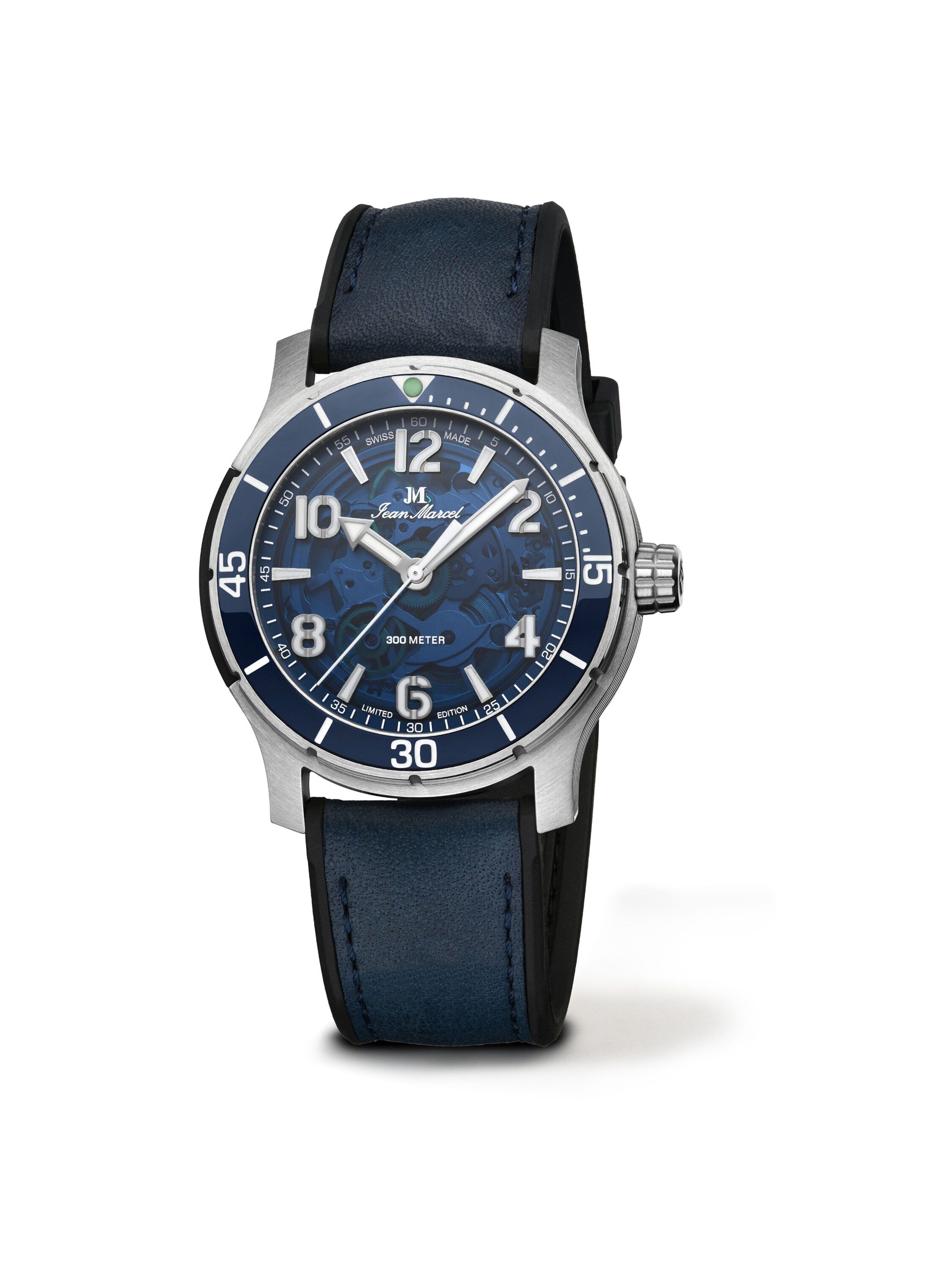 Jean Marcel Herren Armbanduhr Edelstahl Satiniert 24,5cm