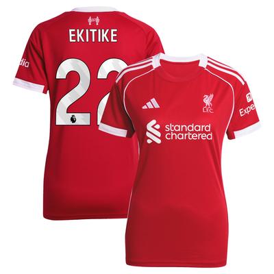 Liverpool adidas Heimtrikot 2025-26 - Damen mit Aufdruck Ekitike 22 Image