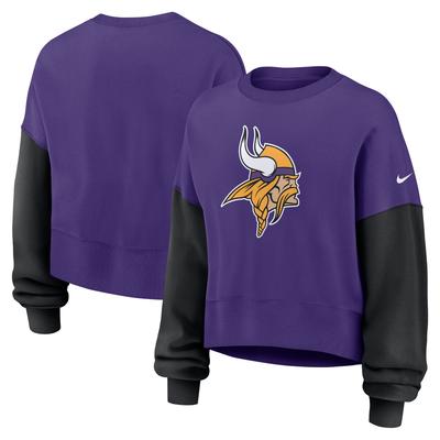 Minnesota Vikings Nike Oversized Crew Fleece - Damen Image