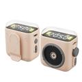 P6 mini altoparlante Bluetooth magnetico con clip, piccolo altoparlante Bluetooth portatile wireless con suono forte, orologio, luce notturna, supporto per scheda TF, per casa, ufficio, viaggi,