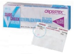 Sure-Check Sterilization Pouch Ethylene Oxide (EO) Gas / Steam 5-1/4 X 6-1/2 Inch Transparent Self Seal Film (783387_BX)