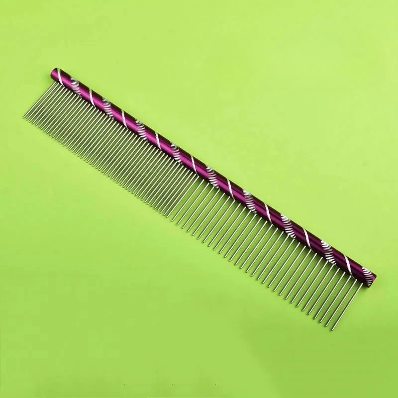 Haustier Hund Kamm Gerade Kamm Katze Reinigung Pinsel Edelstahl Leichte Haustiere Katze Pflege Kämme Hunde Image