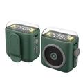 P6 mini altoparlante Bluetooth magnetico con clip, piccolo altoparlante Bluetooth portatile wireless con suono forte, orologio, luce notturna, supporto per scheda TF, per casa, ufficio, viaggi,