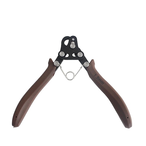 Pinza per avvolgicavo a un passaggio da 1,5/2,25/3 mm, pinza per arrotolare fili, pinza per avvolgere fili a becco tondo, pinza per anelli a C per riparazione di gioielli, creazione fai da te di orecchini, bracciali, collane