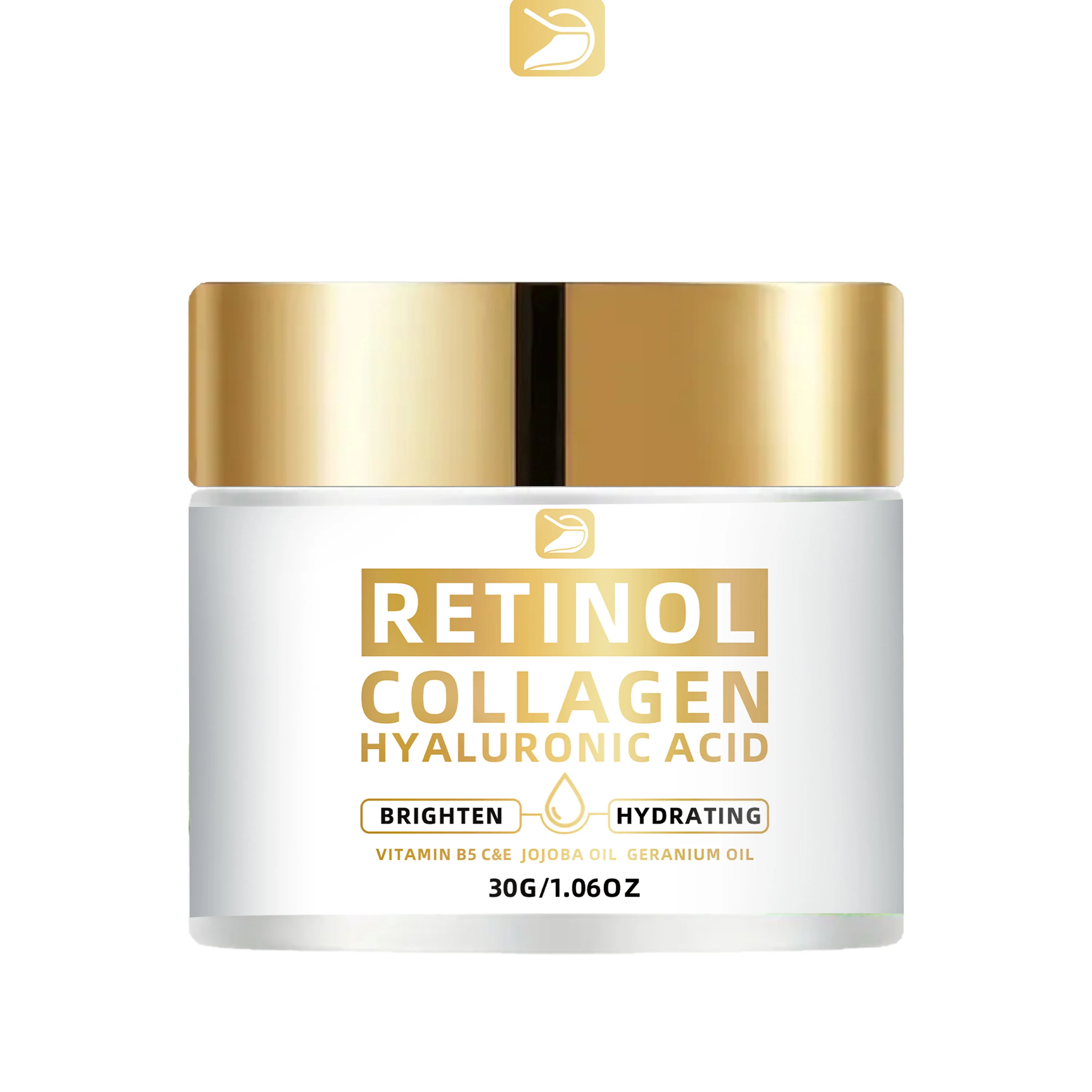 Ottilavie Retinol Collagen Hyaluronsäure-Creme – spendet Feuchtigkeit, strafft und spendet Feuchtigkeit, alle Hauttypen, Unisex, Gesicht/Hals/Körper, 1,76 Unzen Image