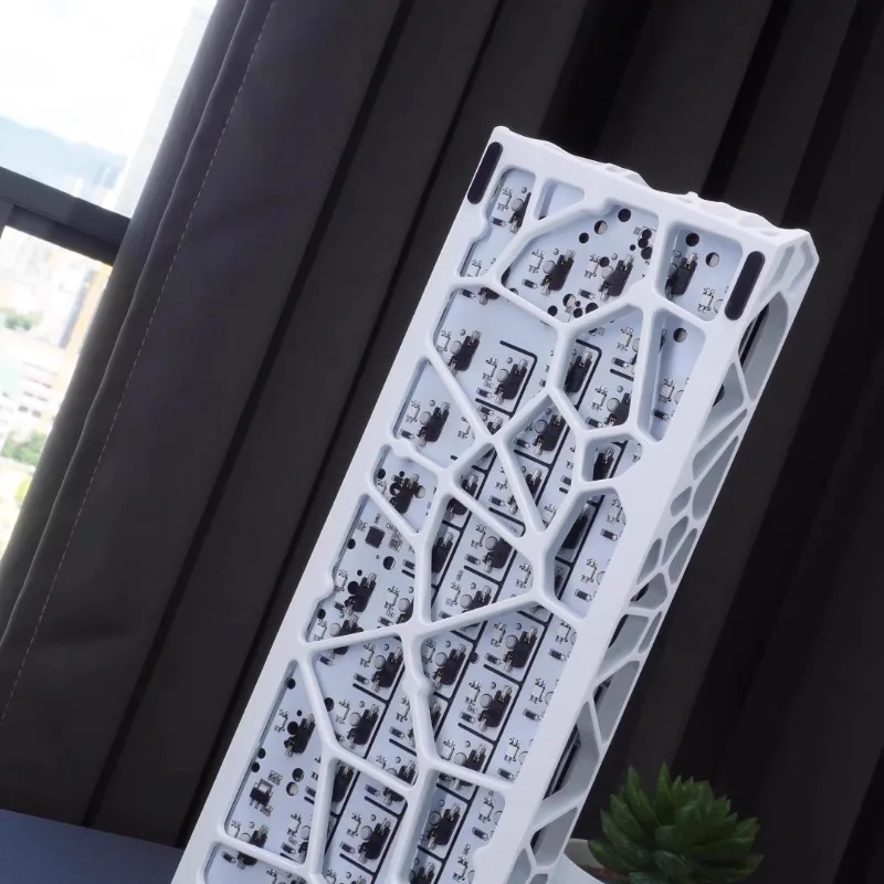 GH60 Hollow Shell Resin Maßgeschneiderte Tastaturhülle Lichthärtender 3D-Druck Holy 60 Wooting 60HE Hollow Shell Tastaturen Zubehör Image