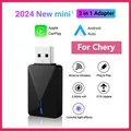 2 in1 CarPlay Mini Box cablato a Wireless Android Auto 2024 nuovo adattatore Smart box Bluetooth WiFi Connect Plug & Play per Chery