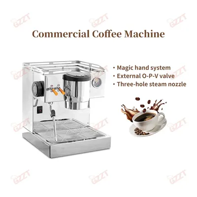 GZZT M3PRO Semi-Automatic Espresso Machine OPV Stabilized Coffee Machines Built-In 2L Water Tank Dual Pump for Coffee Maker 220V