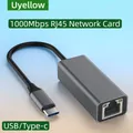 Uyellow 1000Mbps USB 3.0 Tipo-C a scheda di rete RJ45 Adattatore 2.5G Gigabit Ethernet Convertitore Lan Hub per PC portatile per Windows